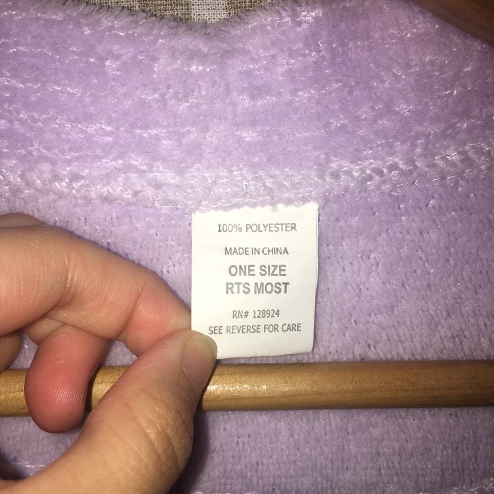 Purple Bath Robe - Picture 3 of 3